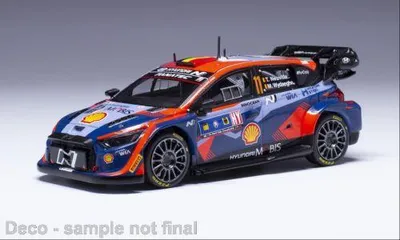 Produktbild von IXO 1:43 Hyundai i20 N Rally1, No.11, Rallye WM, Central European Rally, T.Neuvi