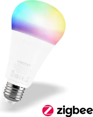 Produktbild von MiBoxer SMART LED Leuchtmittel E27 12W 1100 lm 220° Dimmbar | Zigbee 3.0 | FUT105Z | RGB+CCT