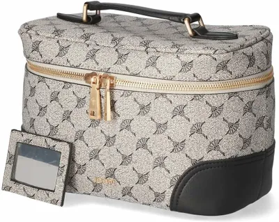 Produktbild von Joop! Damen Kosmetiktasche/ Washbag FLORA Schwarz/ Grau Kunstleder-