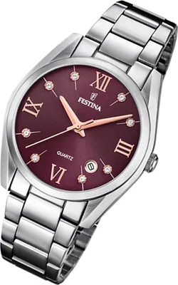 Produktbild von Festina Damen Uhr Boyfriend F16790/E Edelstahl Armband-Uhr silber UF16790/E