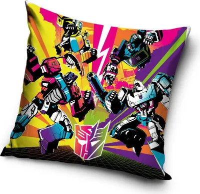 Obrázok produktu pre Obliečka na vankúš Transformers 40x40cm - Hromový velúr