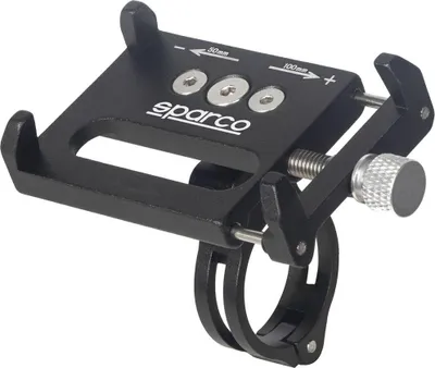 Produktbild von Sparco Verstellbarer und einfach zu installierender Fahrrad-Smartphonehalter aus Aluminiumlegierung