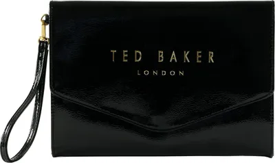 Produktbild von Ted Baker Clutch Handgelenktasche Crinkie Crinkle Icon Pouch Black schwarz