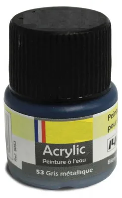 Produktbild von Heller 9053 -  Peinture Acrylic 053 gris metallique, 12ml - Neu