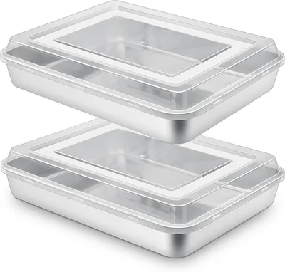 Productafbeelding van Bakpan met deksel 31,6 x 24,5 x 5 cm