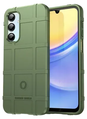 Productafbeelding van MobyDefend Hoesje - Geschikt voor Samsung Galaxy A16 - Rugged Shield TPU Backcover - Groen