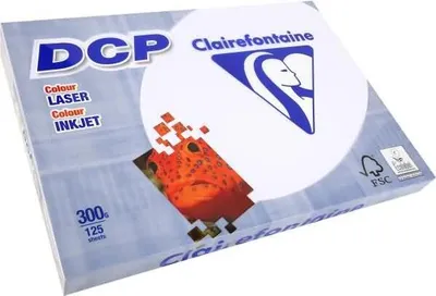 Produktbild von Clairefontaine - DCP-Präsentationspapier A3, 300 g, Packung mit 125 Blatt