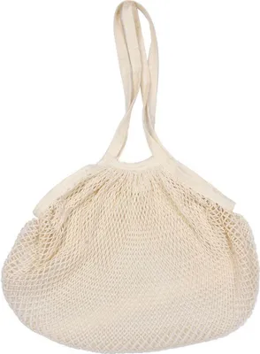 Immagine prodotto di Rete in cotone - manico lungo bianco|naturale