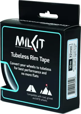 Zdjęcie produktu dla Taśma do felg bezdętkowych milKit, rozmiar: 10 m / 32 mm