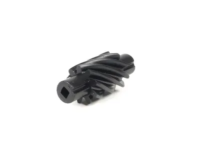 Produktbild von Tachoschnecke BGM 9 Zähne 31x2,7mm Vierkant schwarz für Vespa V50, 50N, 50L, 50R