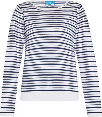 Produktbild von SANIKA damen pullover - weiss marine, XL