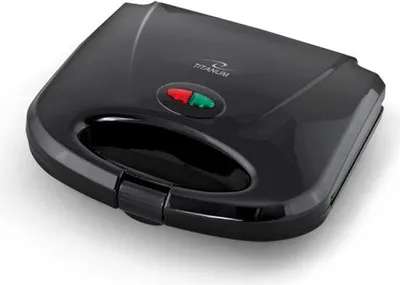 Productafbeelding van Titanium Sandwichmaker 700W met pannetje