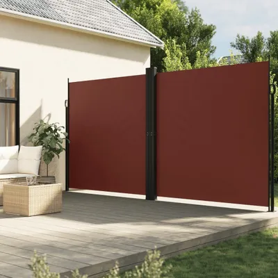 Immagine prodotto di BEI CLORIS Tenda laterale estensibile Marrone 220x600 cm - Tende da sole Nuovo1383978 1pacco