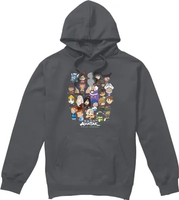 Obrázek produktu pro Avatar: The Last Airbender - Pánská mikina s kapucí TV8753 (M) (Charcoal)