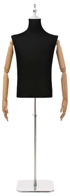 Immagine prodotto di Manichino regolabile per uomo, altezza 170-218 cm, con base, in PP