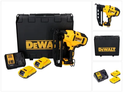 Zdjęcie produktu dla DeWalt DCN 660 D2 gwoździarka akumulatorowa 18 V 32 - 63 mm bezszczotkowa + 2x akumulator 2,0 Ah + ładowarka + walizka