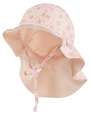 Immagine prodotto di Cappello da sole "Sterntaler" con motivi floreali - Cappello estivo per bambine, da allacciare - Protezione UV 30