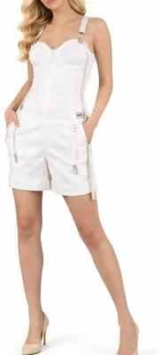 Produktbild von Diesel Jeans Overall Shorts Bustier Creme J-Synaptic Gr. XS