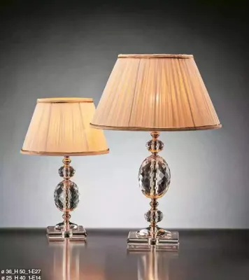 Obrázok produktu pre Dizajnová krištáľová stolová lampa luster nábytok do obývačky moderný