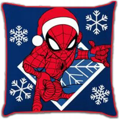 Produktbild von Jugendkissenbezug 40x40 Spiderman Weihnachtssamt