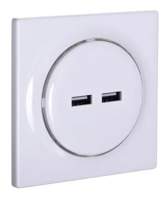 Immagine prodotto di Fibaro FGWU-021 Fibaro Walli N 2x USB Outlet Weiß