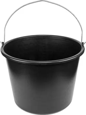 Immagine prodotto di Bradas KTW12 Secchio da costruzione Bradas, 12 litri, PVC, nero