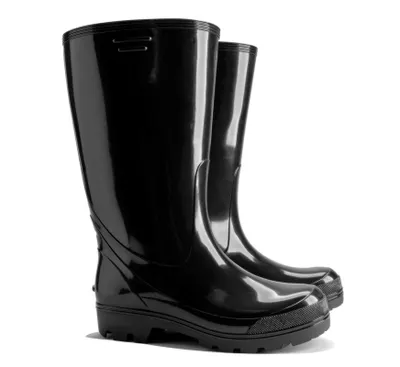 Produktbild von DEMAR GRAND Herren Gummistefel Gartenstiefel Arbeitsstiefel Angelschuhe Schwarz 41