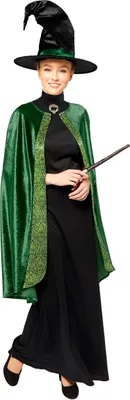 Image de Costume Harry Potter Professeur McGonagall Gryffondor avec chapeau pour femme