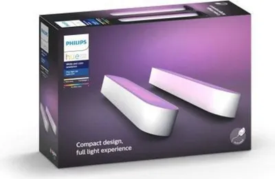 Productafbeelding van Philips Hue Play Pack x2 - White - Bluetooth-compatible LED - Connected light