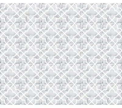 Image de Autocollants décoratifs pour meubles – 30 autocollants Hallonia imitant des carreaux de ciment – 30 autocollants de 15 x 15 cm