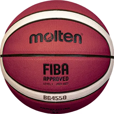 Zdjęcie produktu dla molten BG4550 piłka do koszykówki halowej | Najlepsza piłka zawodnicza | DBB FIBA, Rozmiar piłki:7, Model:DBB