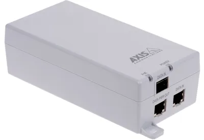 Produktbild von Axis 5901-002, Midspan, Weiß, Kabelgebunden, 100 - 240 V, 56 V, 80 mm