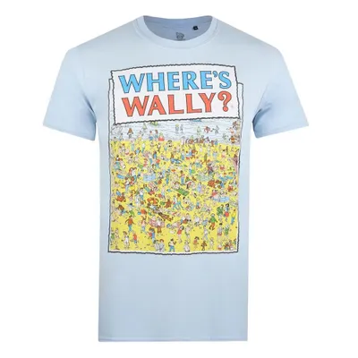 Image de Où est Wally ? - T-shirt pour homme TV779 (XXL) (bleu ciel)