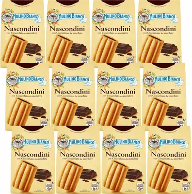 Produktbild von MULINO BIANCO Italienische Kekse 330g (Nascondini, x12)