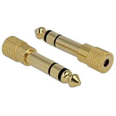 Produktbild von Delock - Audio-Adapter - Stereo-Stecker männlich zu mini-phone stereo 3.5 mm weiblich
