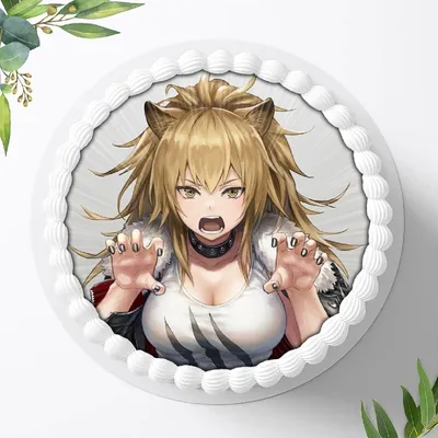Produktbild von Für die Geburtstags Torte ein Tortenaufleger, Zuckerbild mit dem Motiv: Anime Manga, Essbares Foto für Torten, Fondant, Ø 20cm, 0316w