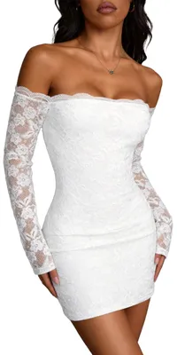 Produktbild von Solidchoice – Elegantes, schulterfreies Kleid für Damen