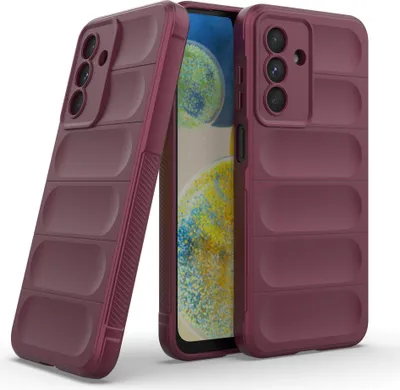 Produktbild von Handy Hülle für Samsung Galaxy A26 5G Grip Case Cover Schutzhülle Softgrip Farbe: Burgunder Rot
