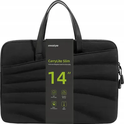 Produktbild von Innostyle Laptop-Tasche Für Frauen 13 14 Wasserdicht Carrylite Slim Schwarz