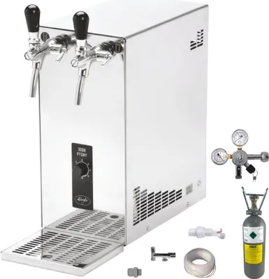 Produktbild von Tafelwassergerät Wasserzapfanlage Zapfanlage 25 Ltr/h Soda Pygmy SET mit 2Kg CO2