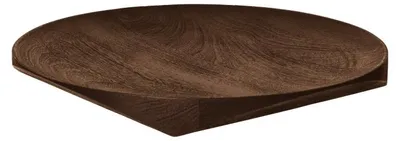 Produktbild von Pomax Nervi Tablett, Braun, Ø 40 x H 4 cm