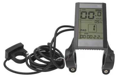 Productafbeelding van LCD-display voor elektrische fiets, meetinstrument, 24V, 36V, 48V, waterdicht, multifunctioneel, 22,2 mm, model S830, geschikt als accessoire voor modificaties