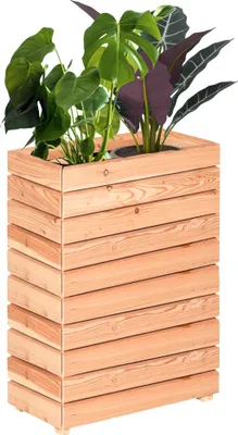 Produktbild von Balkon-Hochbeet Lärche MODULO - 60x30x75 cm Naturbelassen Witterungsbeständig