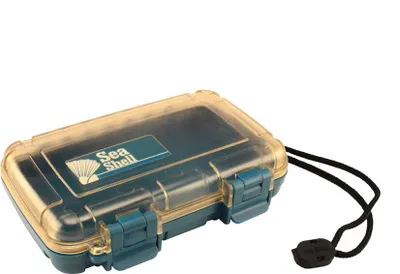 Produktbild von Wasserdichte Box, Sea Shell 182x120x42mm, unzerbrechlich, blau
