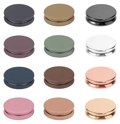 Immagine prodotto di Tinoaly, 12 spille magnetiche per hijab, colorate, senza ganci, per fissare sciarpe in modo sicuro e invisibile. Bottoni magnetici multifunzionali per hijab, ideali per abiti e veli da donna