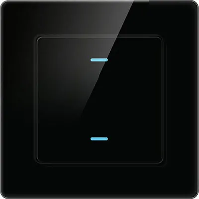 Produktbild von Intelligenter Lichtschalter WiFi Avatto N-TS10-B2 2-Wege TUYA (schwarz)