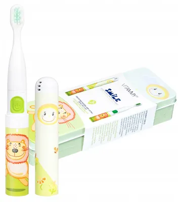 Produktbild von Schallzahnbürste für Kinder Vitammy Smile 3+ Lion Etui weiche Borsten KON0006743