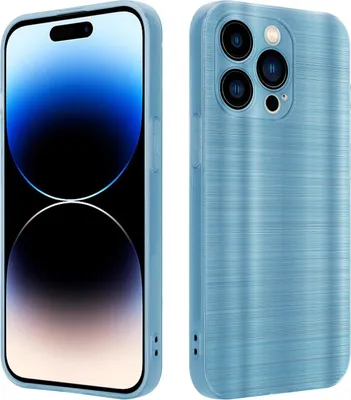 Produktbild von Cadorabo Hülle für Apple iPhone 14 PRO Schutz Hülle in Türkis Handyhülle TPU Silikon Etui Case