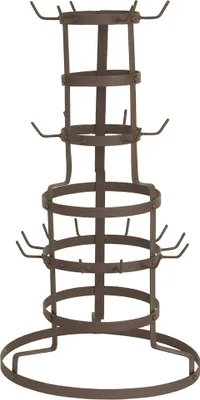Zdjęcie produktu dla Uchwyt na kubek Clayre & Eef Ø 30x54 cm brązowy żelazny