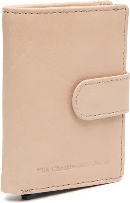 Image de The Chesterfield Brand Cuir étui pour carte de crédit Kaunas Cardholder Beige